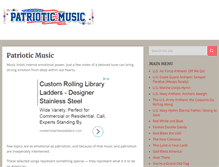 Tablet Screenshot of patrioticmusic.org